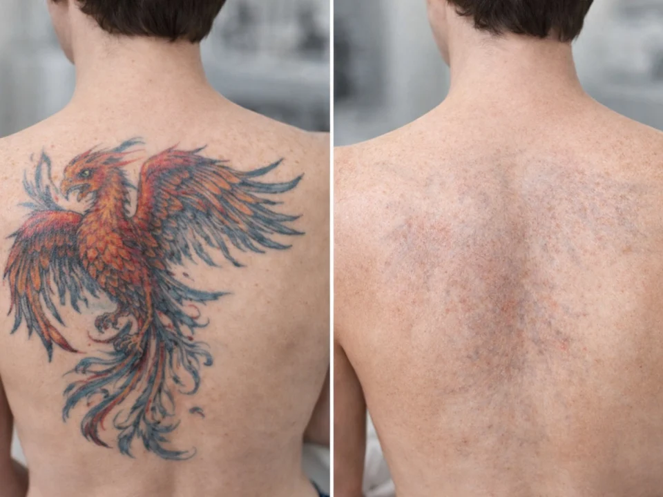 tattoo removal before and after results