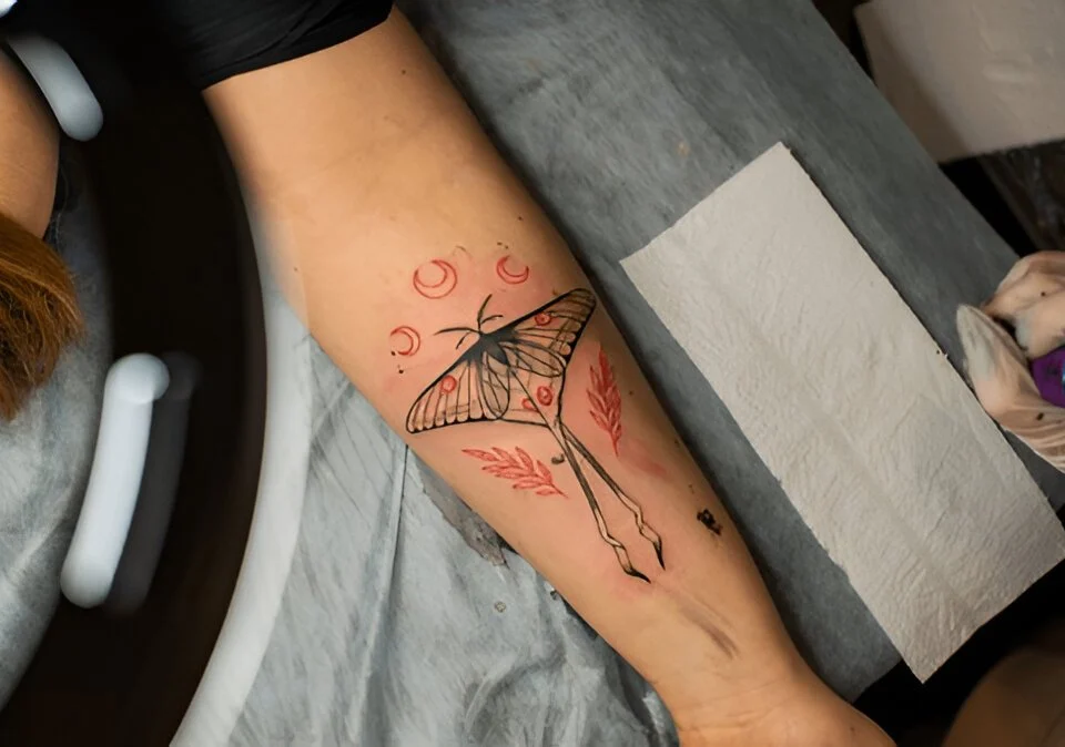 Abstract filler patterns tattoo for arm sleeve design
