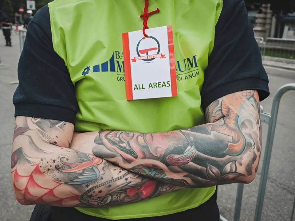 blackwork half sleeve tattoo ideas for men bold ink design