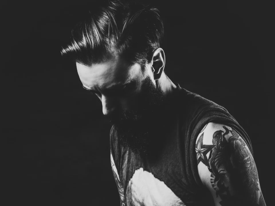 Dotwork tattoo filler for men sleeve background