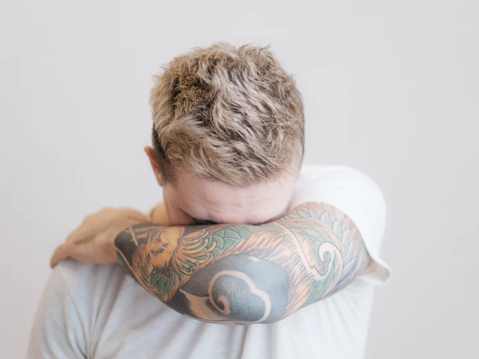 fine line elbow tattoo filler