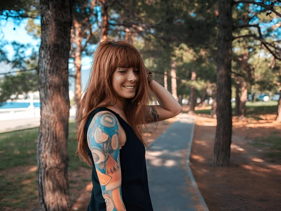 flame sleeve filler tattoo