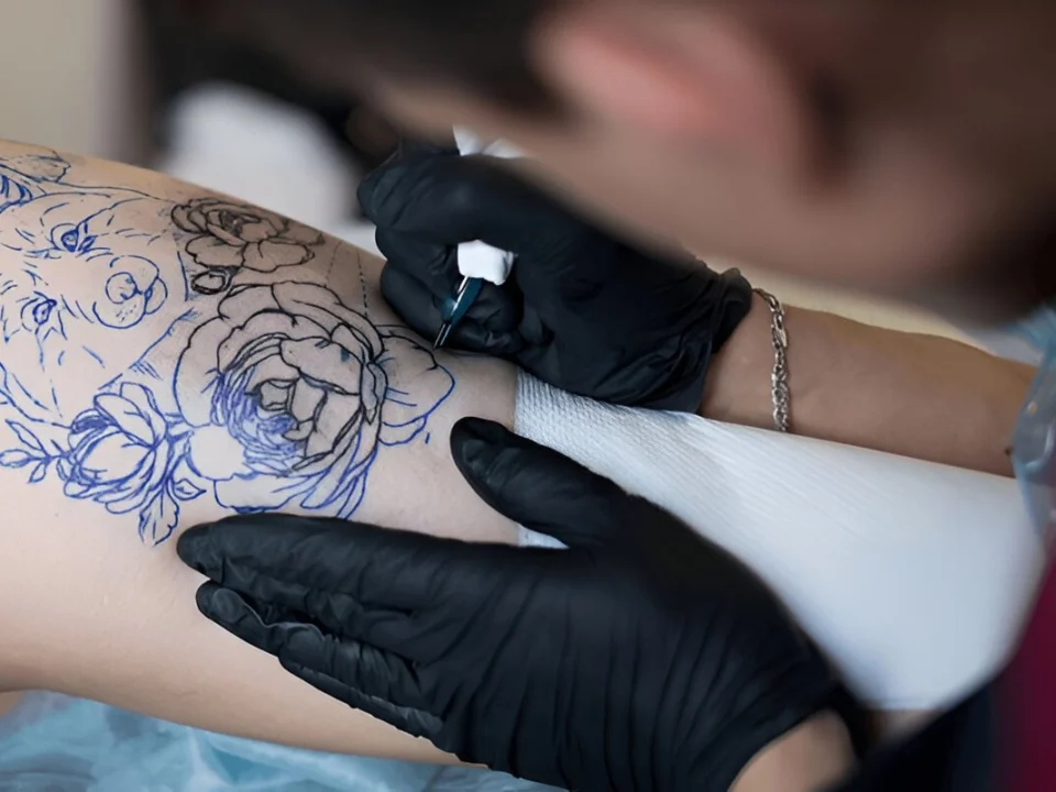 floral flower tattoo