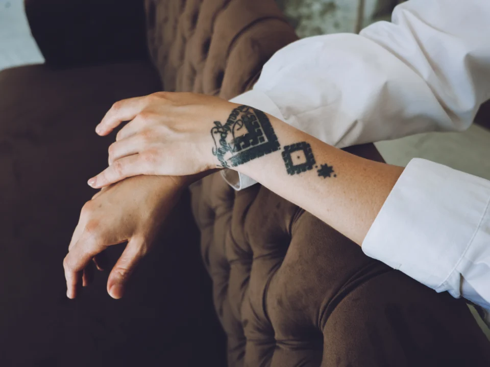 small geometric minimalist tattoo filler patterns