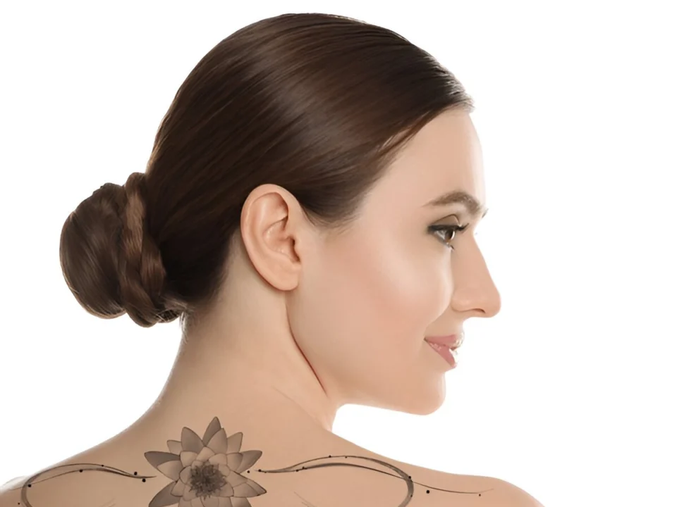 geometric tattoo background pattern