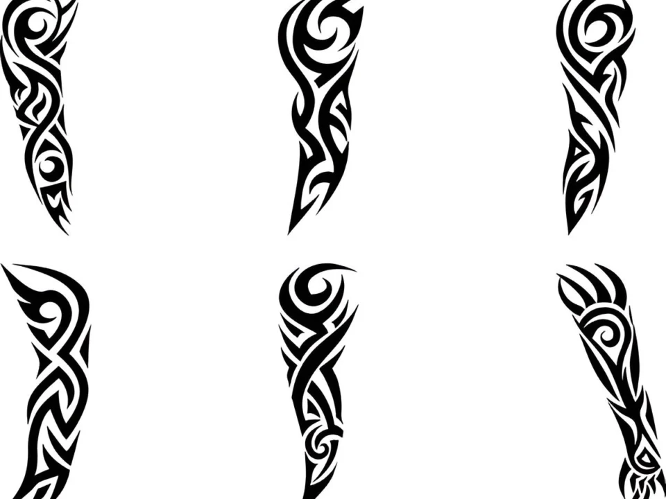 geometric tattoo filler sleeve