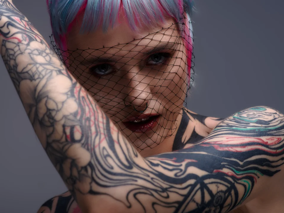 large gap filler tattoo design