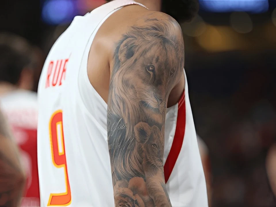 lion half sleeve tattoo ideas for men powerful sleeve design