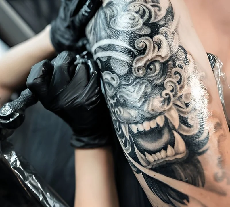 mens tattoo sleeve themes Japanese