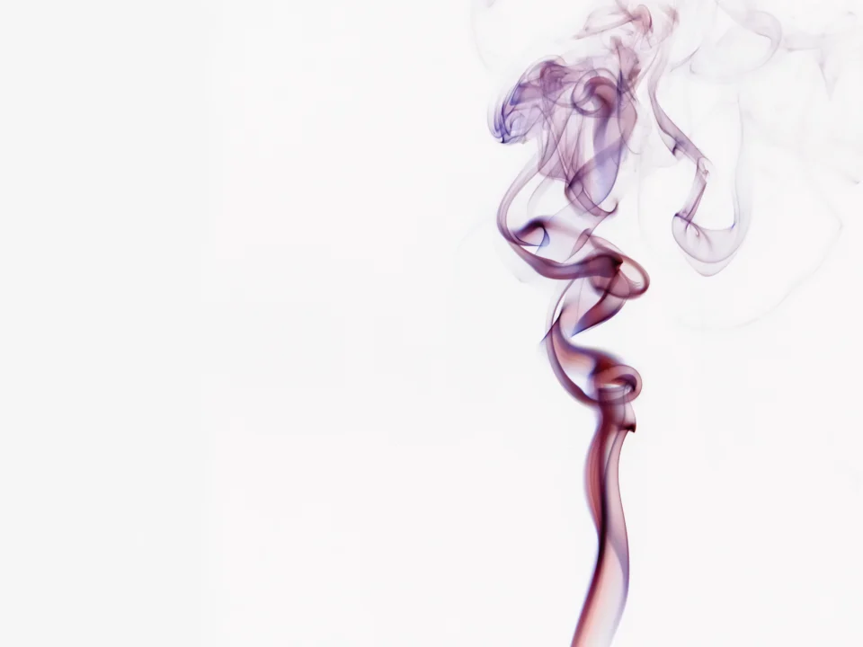minimalist smoke filler tattoo design