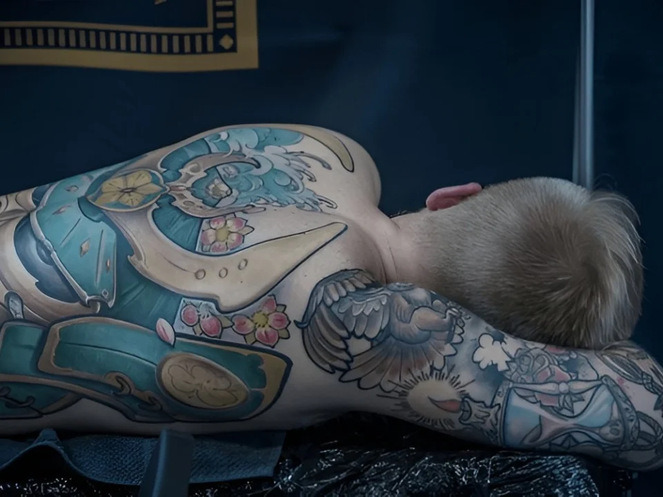 norse mythology half sleeve tattoo ideas for men viking design