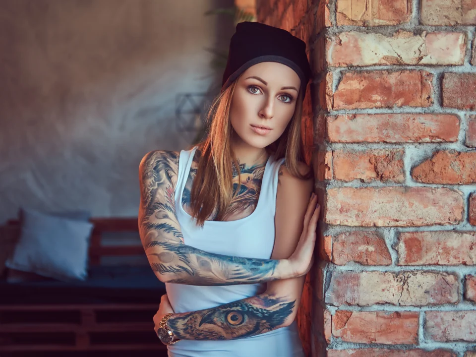 Small rose tattoo filler for feminine gap design