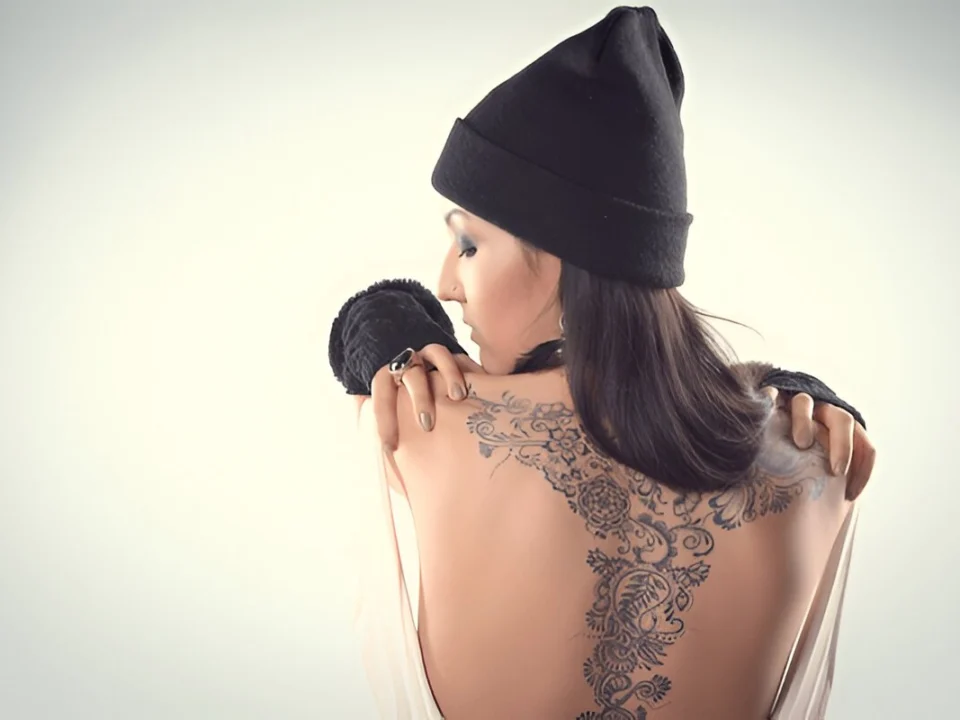 sacred geometry sleeve connector tattoo