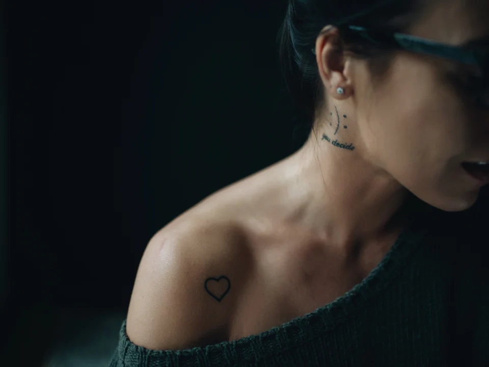 small heart tattoo filler ideas