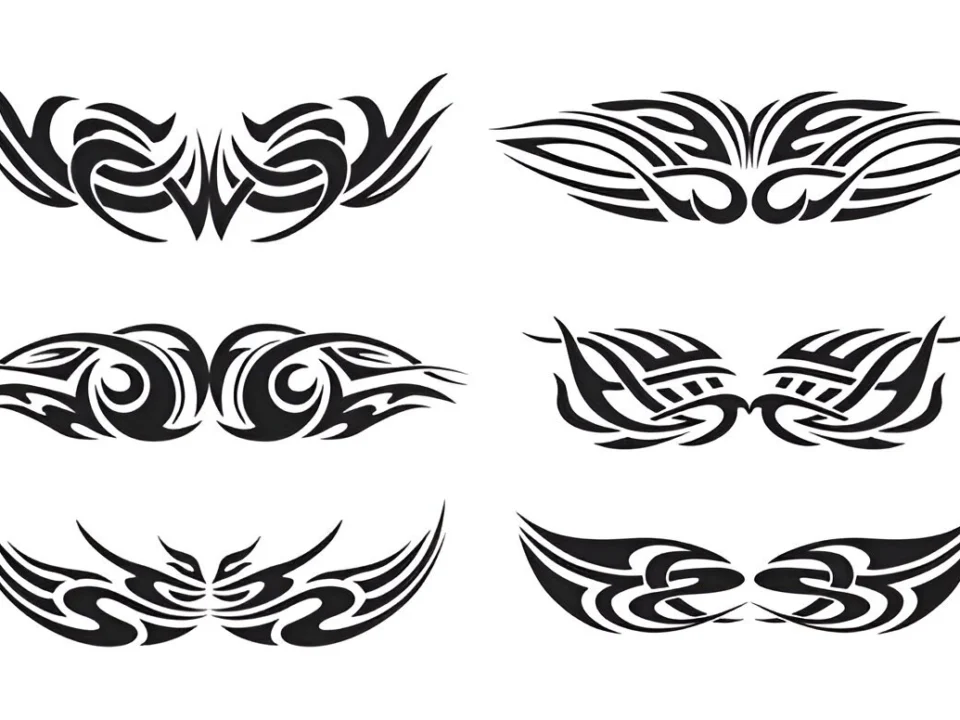tribal chest tattoo ideas for guys bold blackwork style