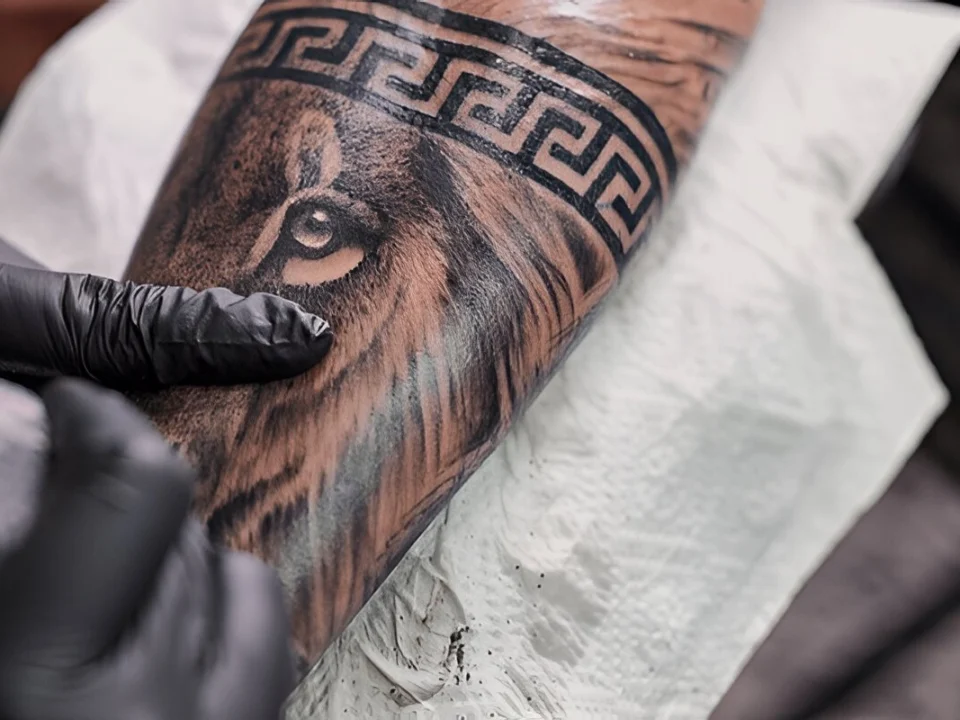 wolf lion tattoo ideas