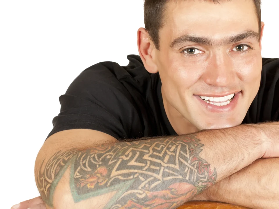 arrow forearm tattoo design for men simple tattoo idea