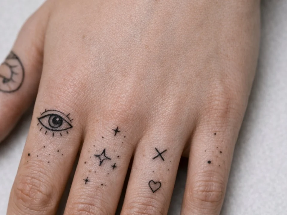 finger tattoo filler ideas minimal