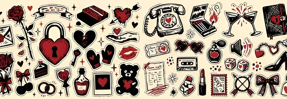 classic american traditional tattoo flash designs collection
