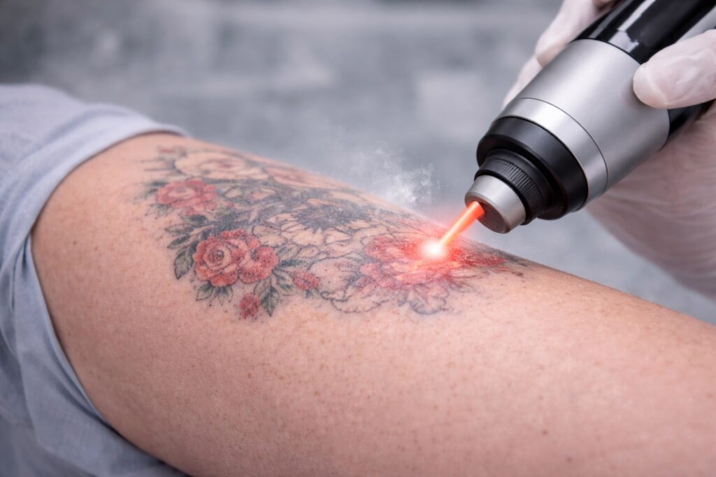 pico laser tattoo removal technology example