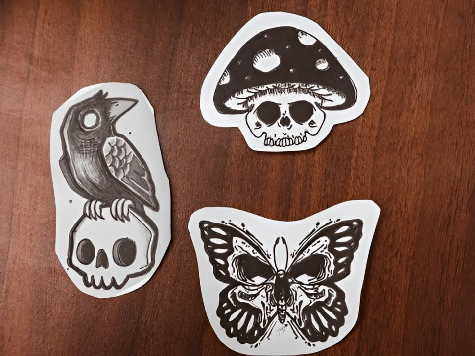 Printable Tattoo Stencil Design