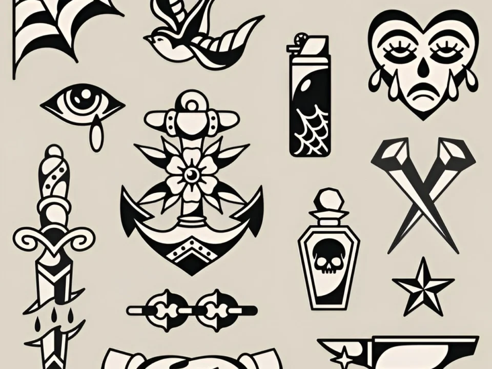 small tattoo flash designs perfect for minimalist tattoos