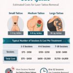 tattoo removal cost chart by size and sessions