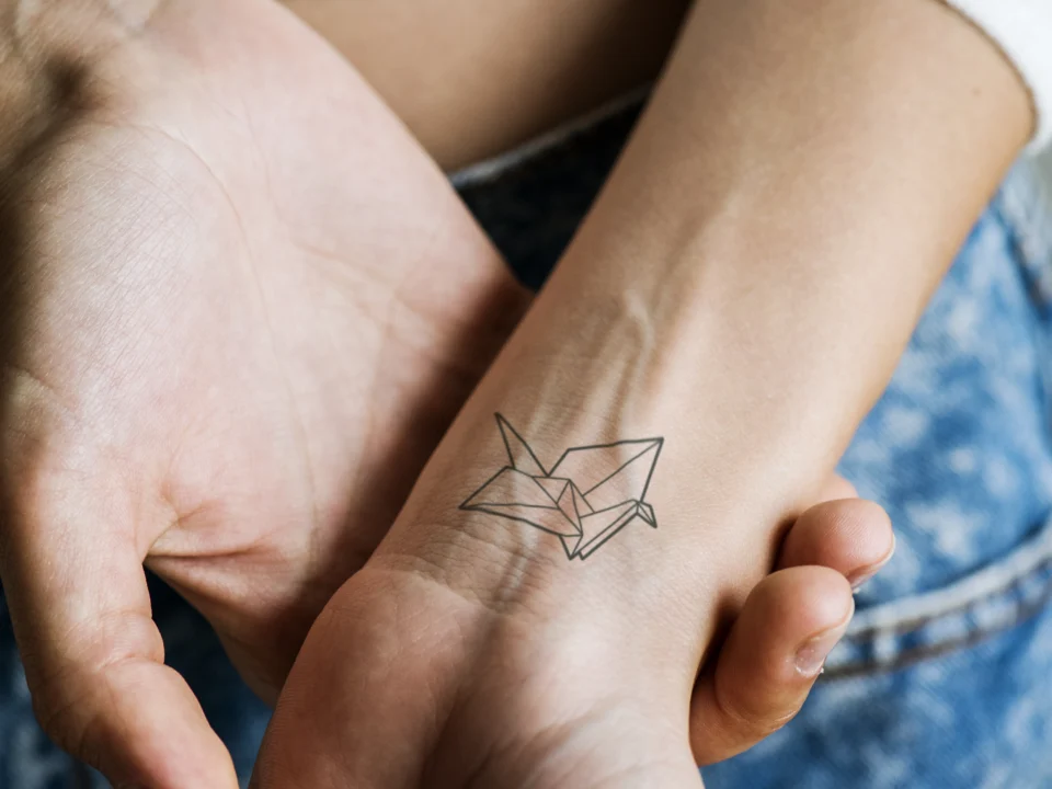 tiny geometric tattoo filler ideas