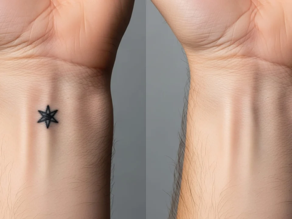 tiny star tattoo filler ideas for sleeve gaps
