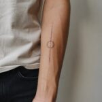 forearm tattoos for men minimalist design