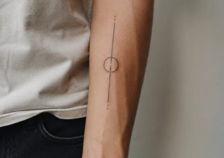 forearm tattoos for men minimalist design