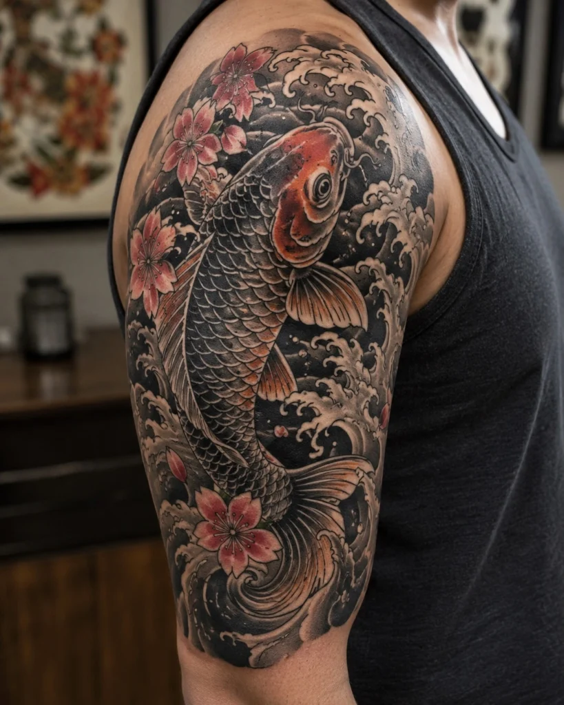 Japanese irezumi tattoo ideas for men sleeve 2026