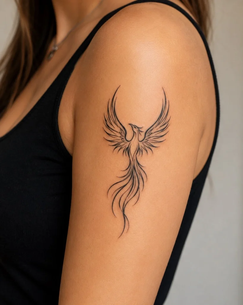 meaningful tattoo ideas for women strength phoenix lotus semicolon resilience