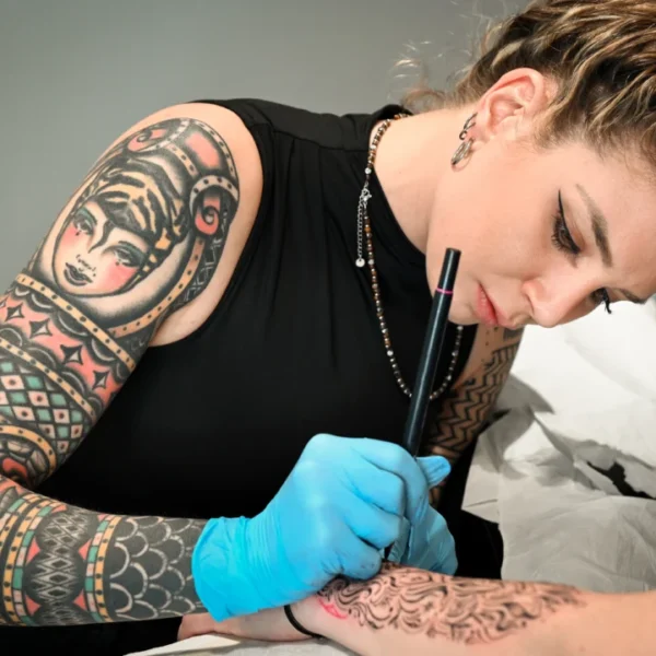 tattoo filler ideas for women elegant fine line